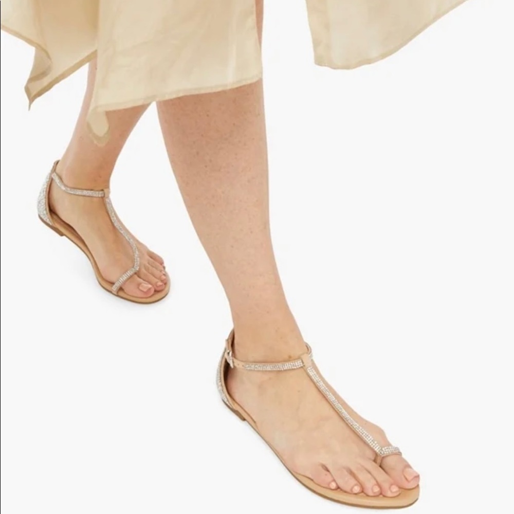 Embellished Flat Sandals